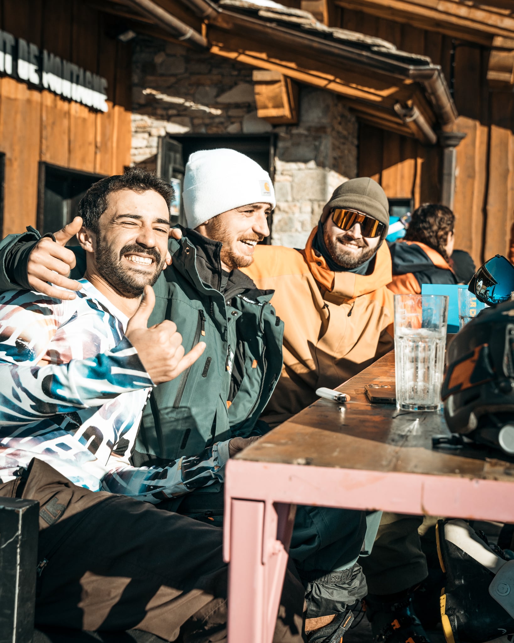 Ambiance conviviale au restaurant